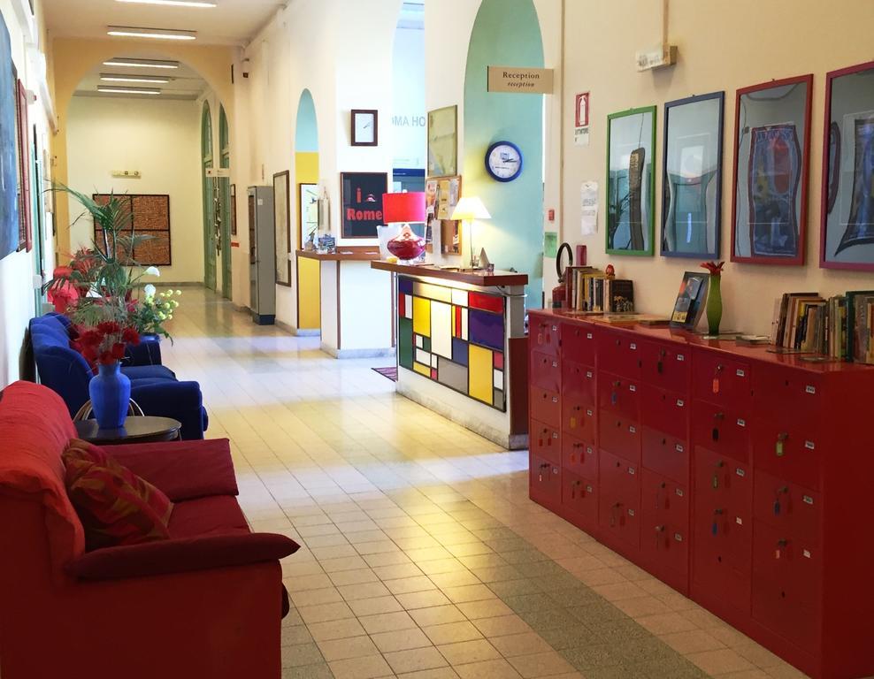 Litus Roma Hostel ลิโด ดิ ออสเตีย ภายนอก รูปภาพ Reception